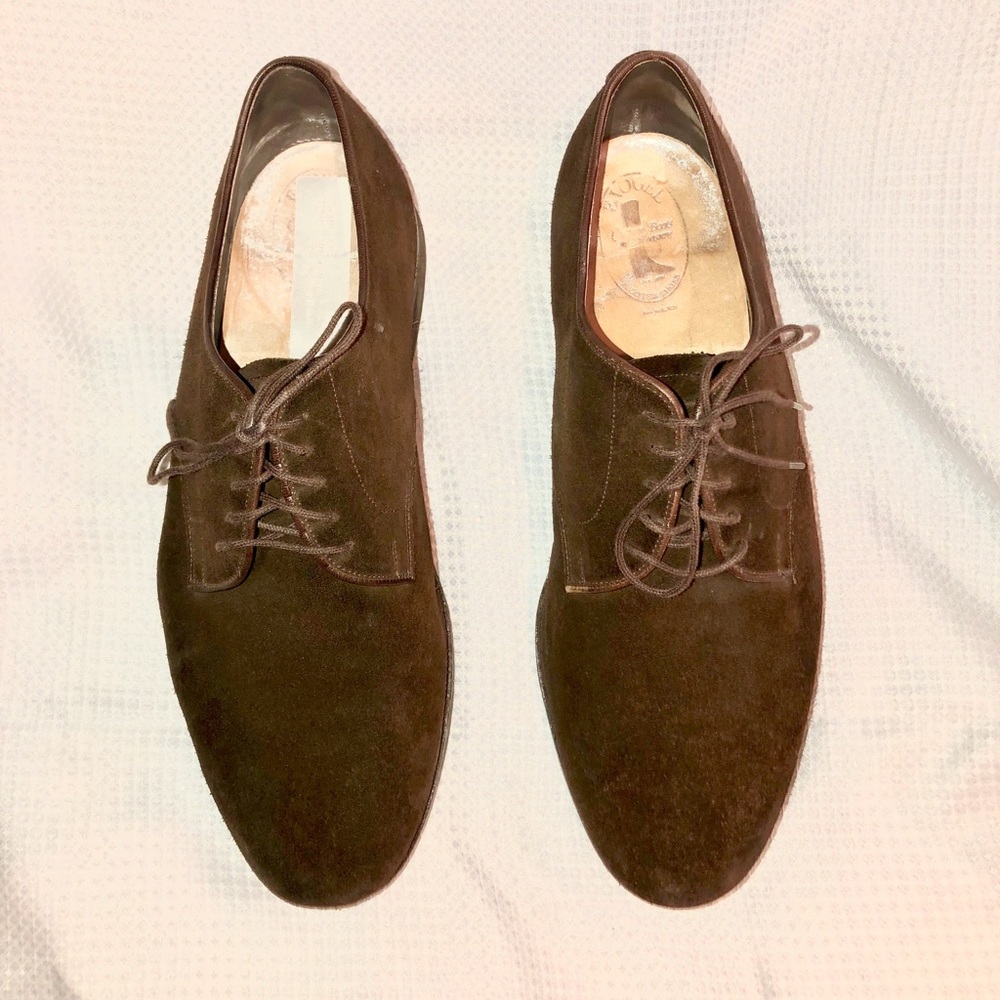 EUC Men’s E. Vogel Custom Suede Oxford Shoes